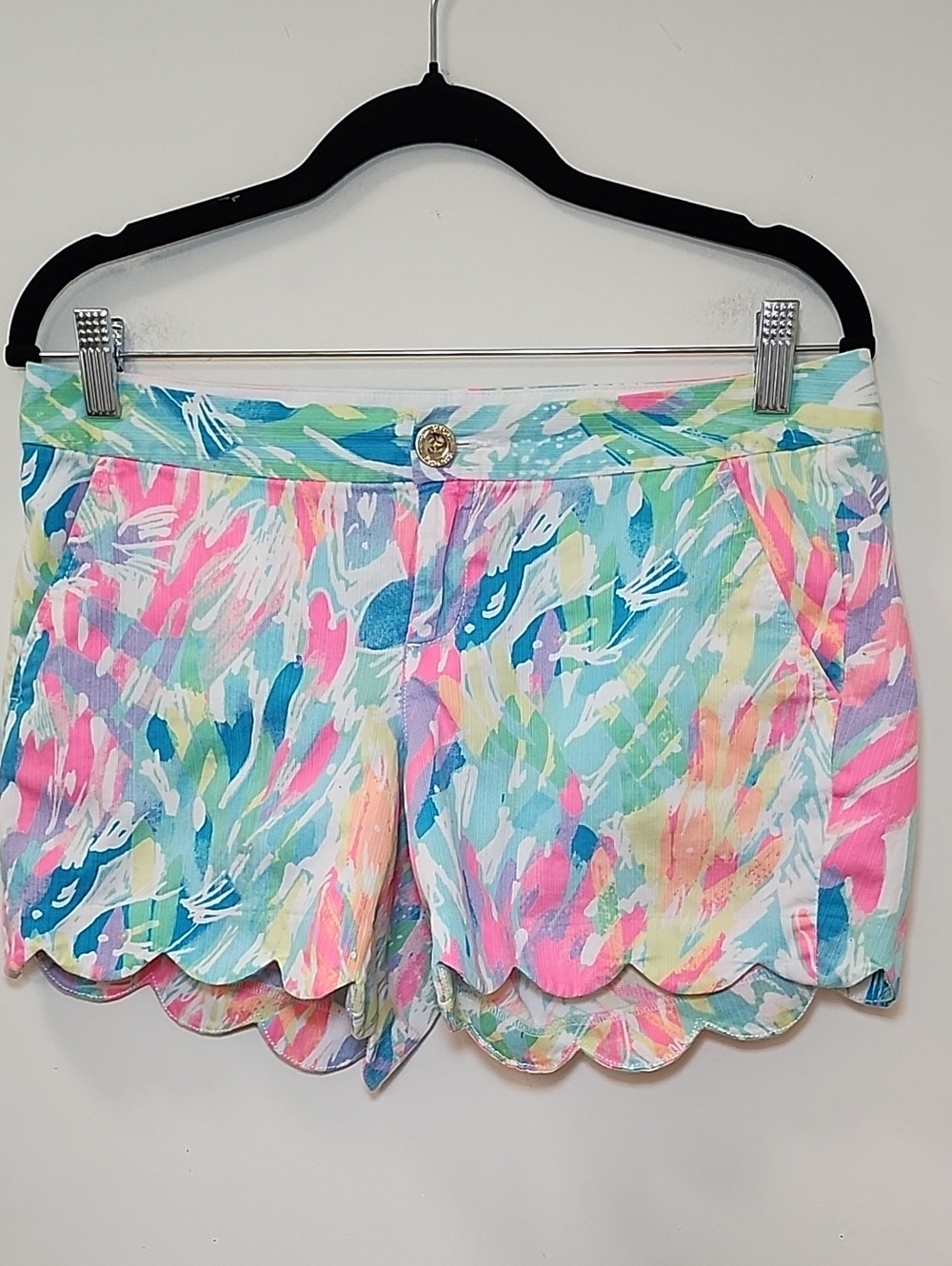 Lilly Pulitzer Buttercup Shorts Multi Sparkling Sands Size 4 - Picture 4 of 16